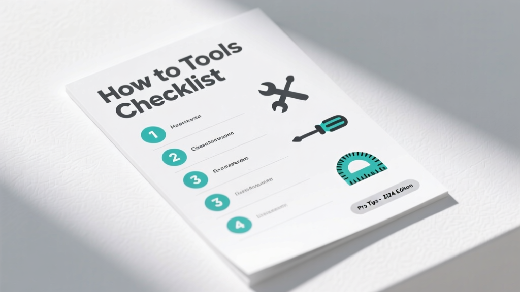 How-To Tools Checklist: A Field-Tested, Step-by-Step Emergency Preparedness Protocol
