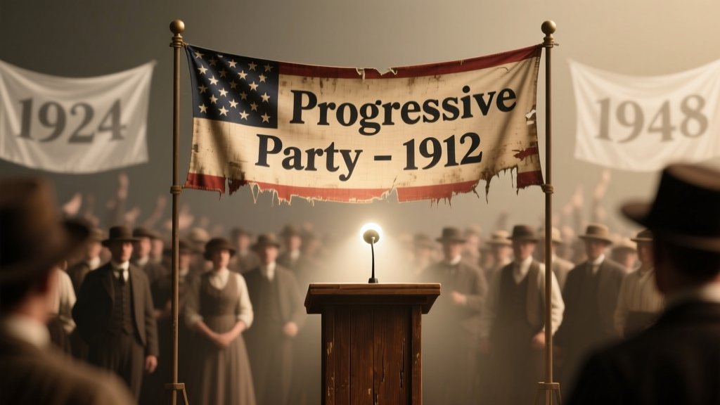 Progressive Party Founded: 1912, 1924, and 1948