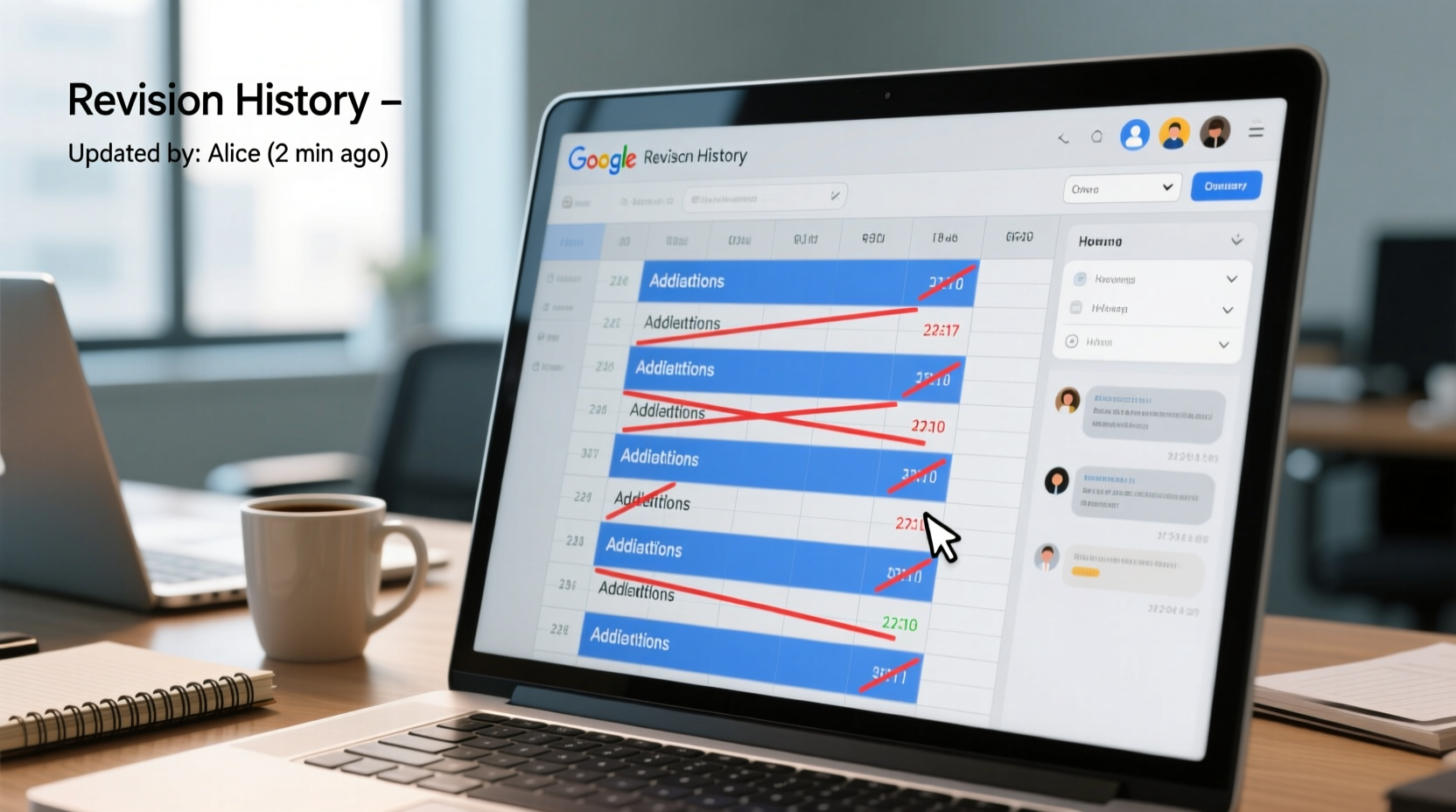 google docs adds revision history for spreadsheets