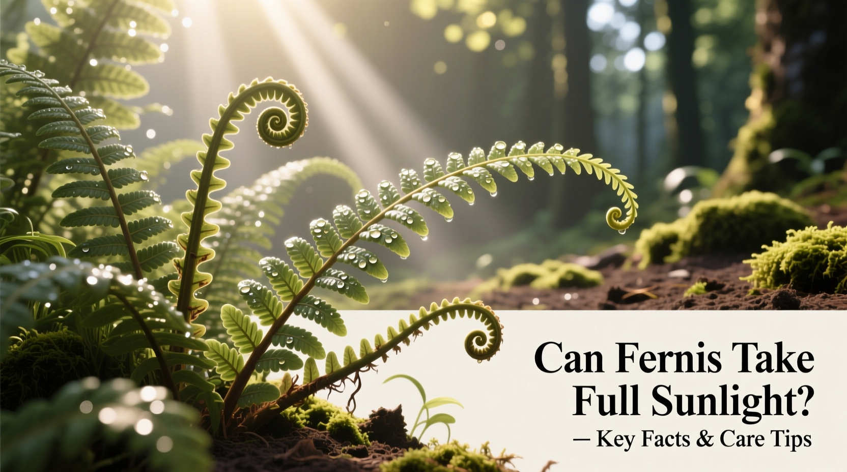 Can Ferns Take Full Sunlight
