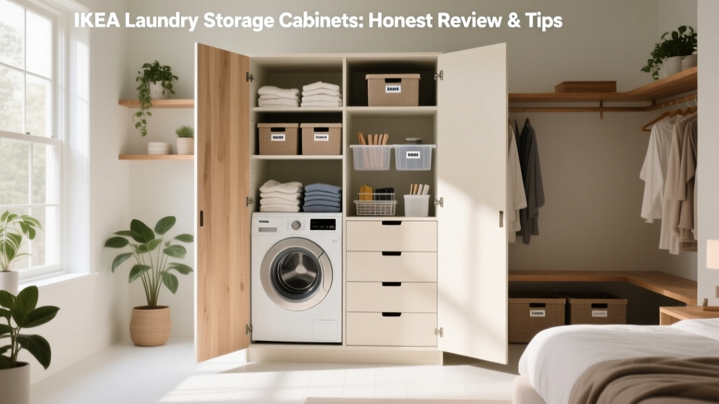 IKEA Laundry Storage Cabinets: Honest Review & Tips