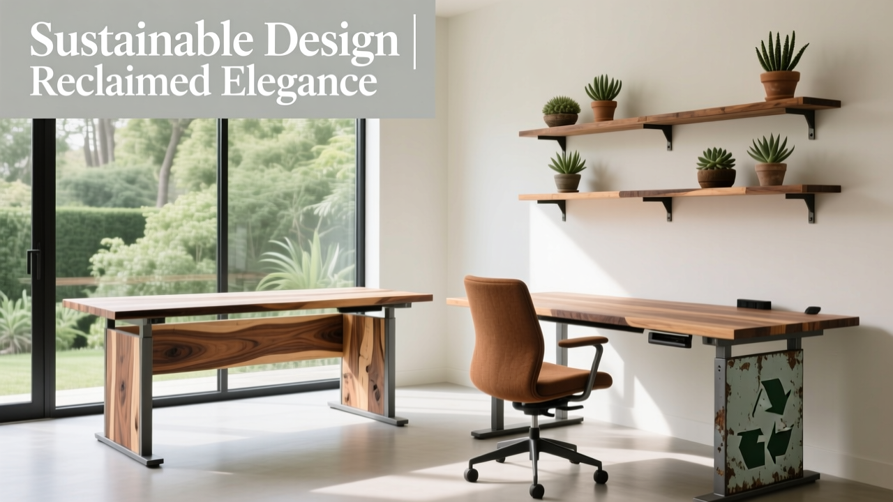 Sustainable Standing Desks From Reclaimed Wood