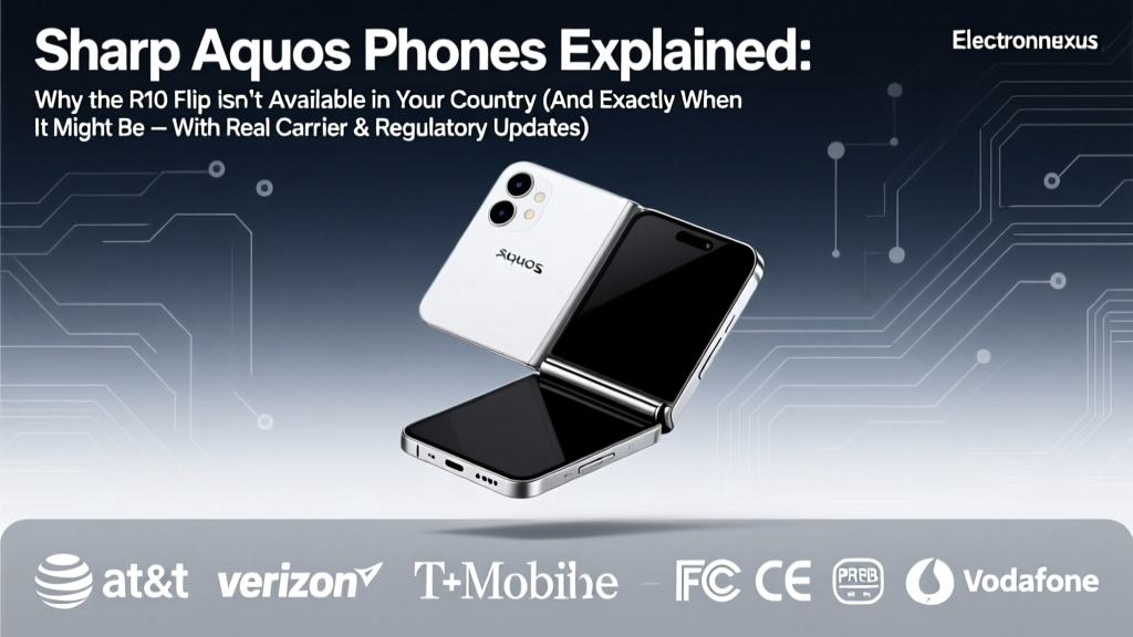 Sharp Aquos Phones Explained: Why the R10 Flip Isn’t Available in Your Country (And Exactly When It Might Be — With Real Carrier & Regulatory Updates)