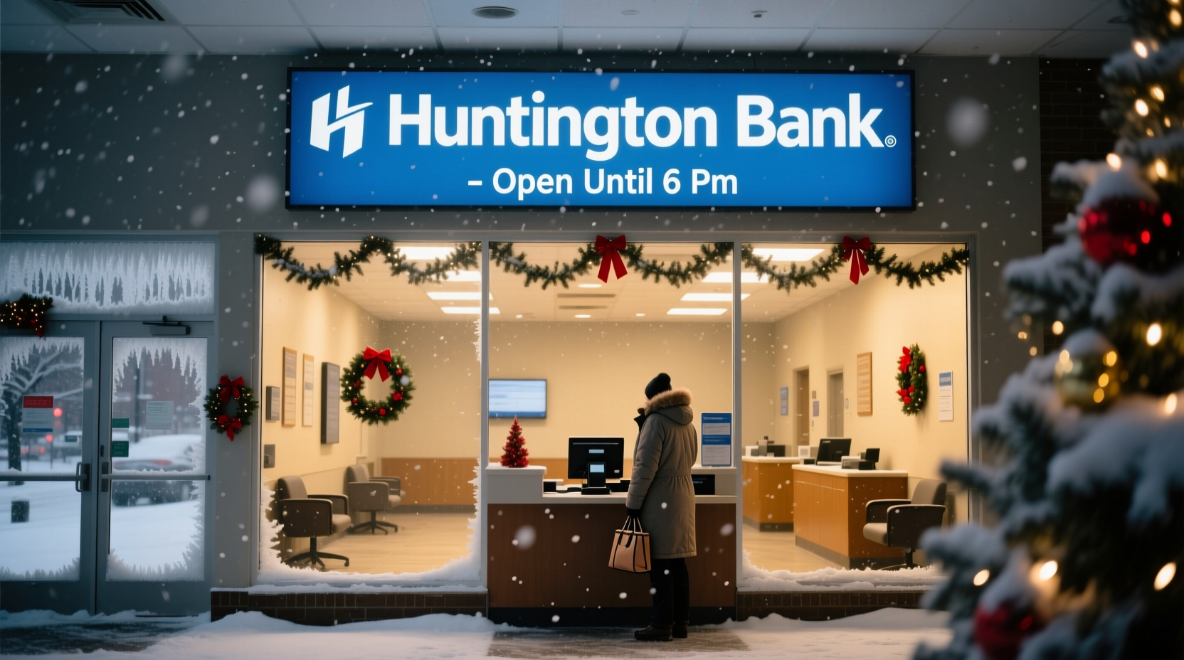 is huntington bank open on christmas eve