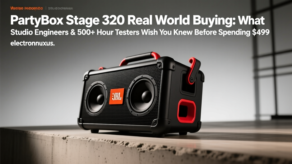 JBL PartyBox Stage 320 Real World Buying: What Studio Engineers & 500+ Hour Testers Wish You Knew Before Spending $499