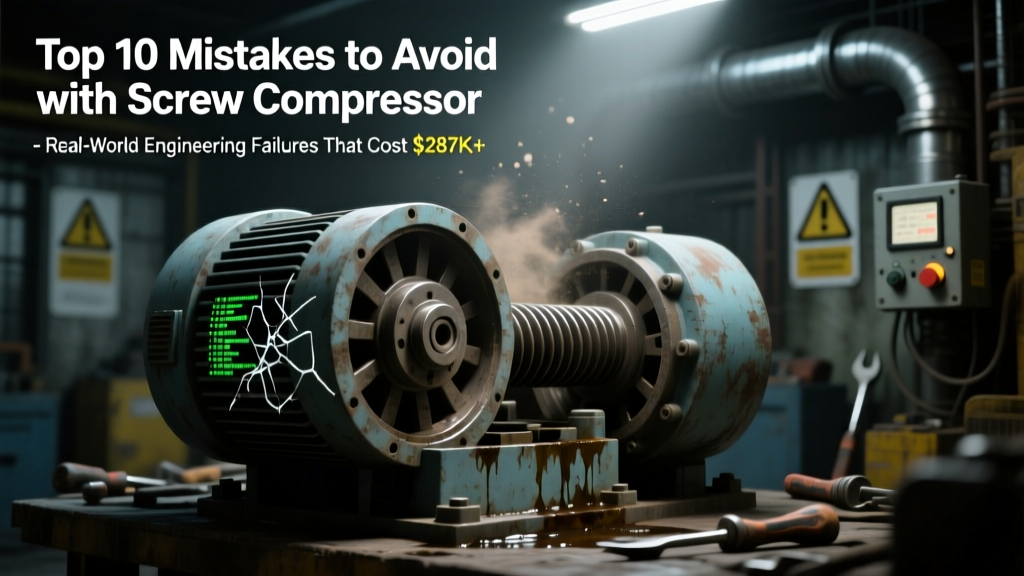 10 Screw Compressor Mistakes Costing $287K+ Downtime