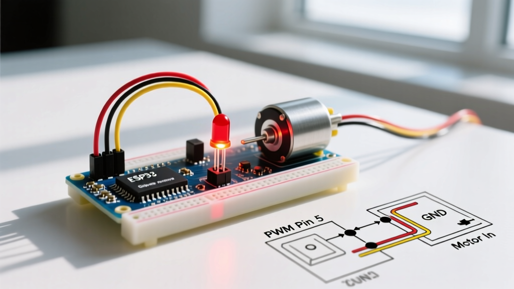 Arduino PWM Example: Fading LEDs and DC Motor Speed Control