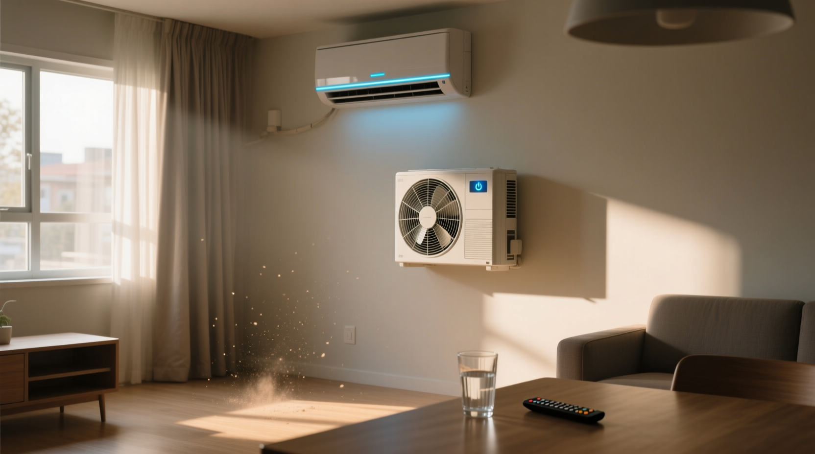 should you leave your air conditioner on while away