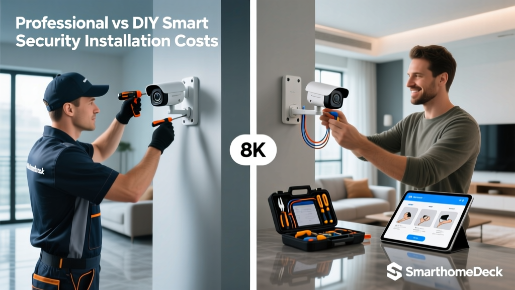 Professional vs DIY Smart Security Installation Costs