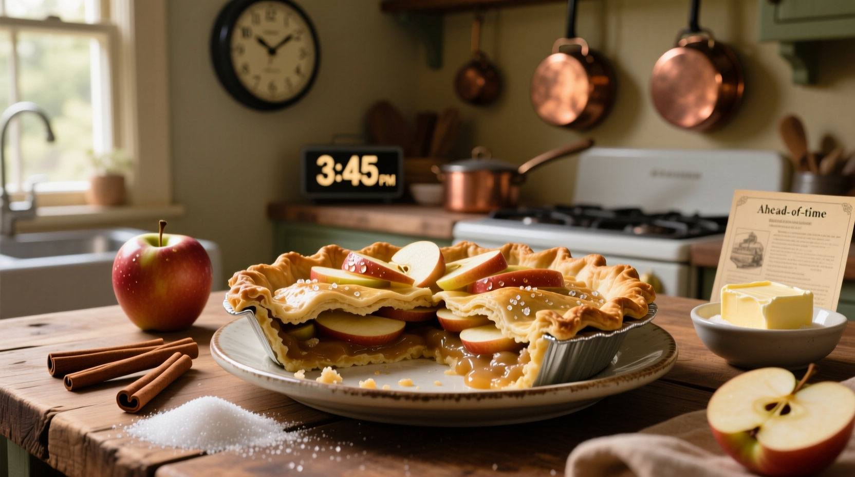 can i assemble apple pie ahead