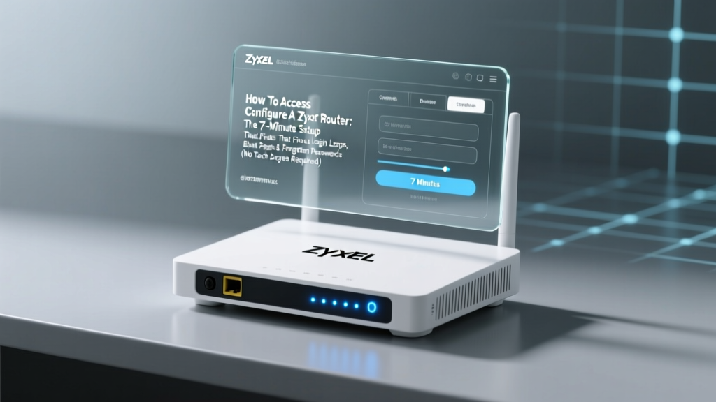 How To Access Configure A Zyxel Router: The 7-Minute Setup Guide That Fixes Login Loops, Blank Pages & Forgotten Passwords (No Tech Degree Required)