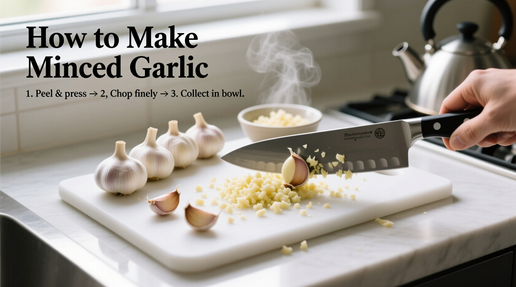 How to Make Minced Garlic: Professional Chef's Method