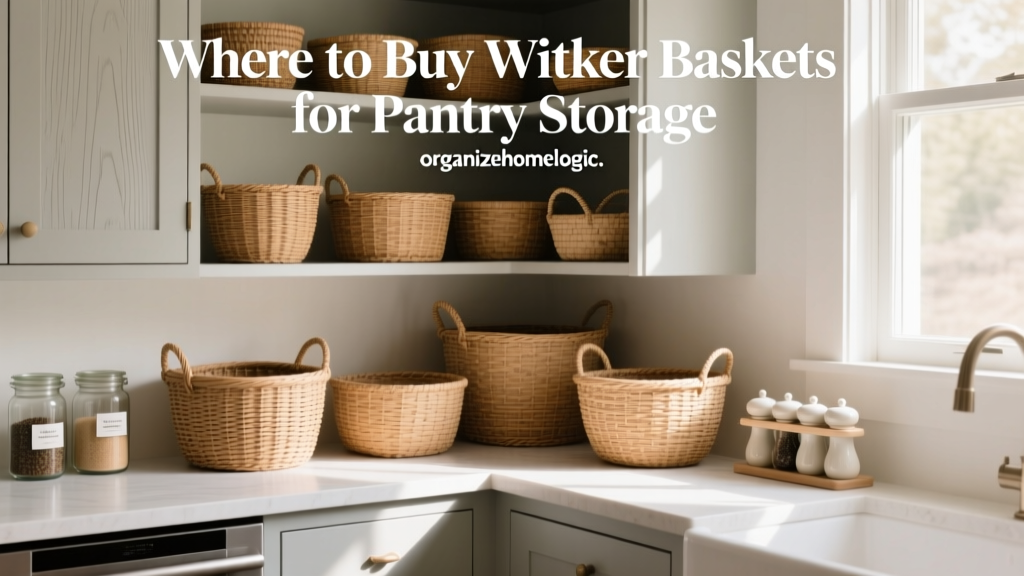 Where to Buy Wicker Baskets for Pantry Storage (2024 Guide)