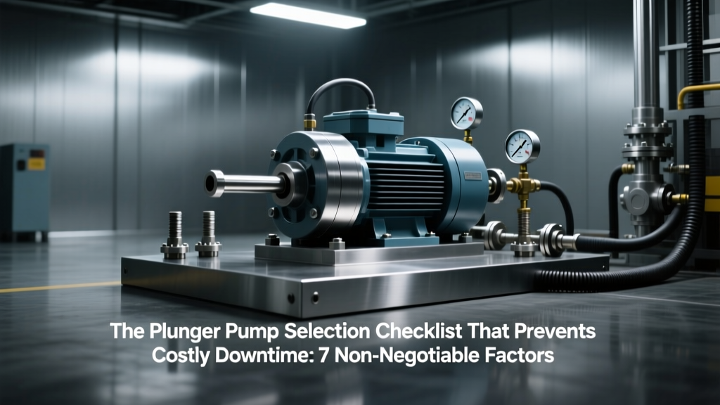 Plunger Pump Selection Checklist: 7 Critical Factors