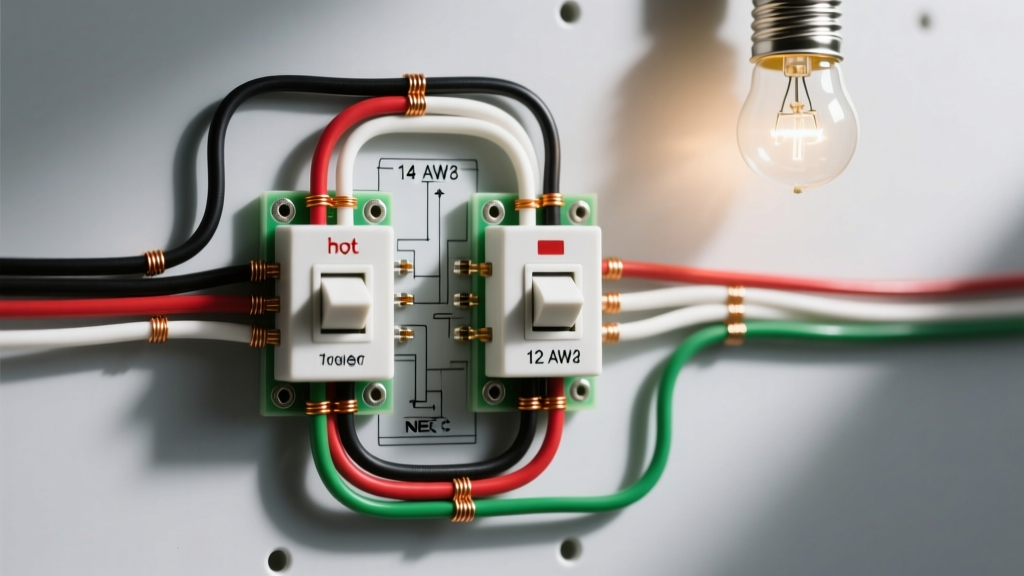 Wiring Diagram for Two Switches One Light: Gauge & Color Code Guide
