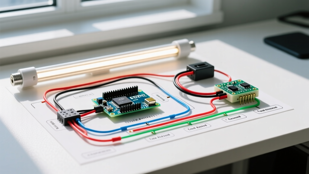 Wiring Diagram for LED Tube Lights: Type B Ballast Bypass Walkthrough