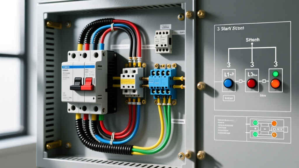 Electric Motor Starter Wiring: 3-Phase DOL Setup and Troubleshooting