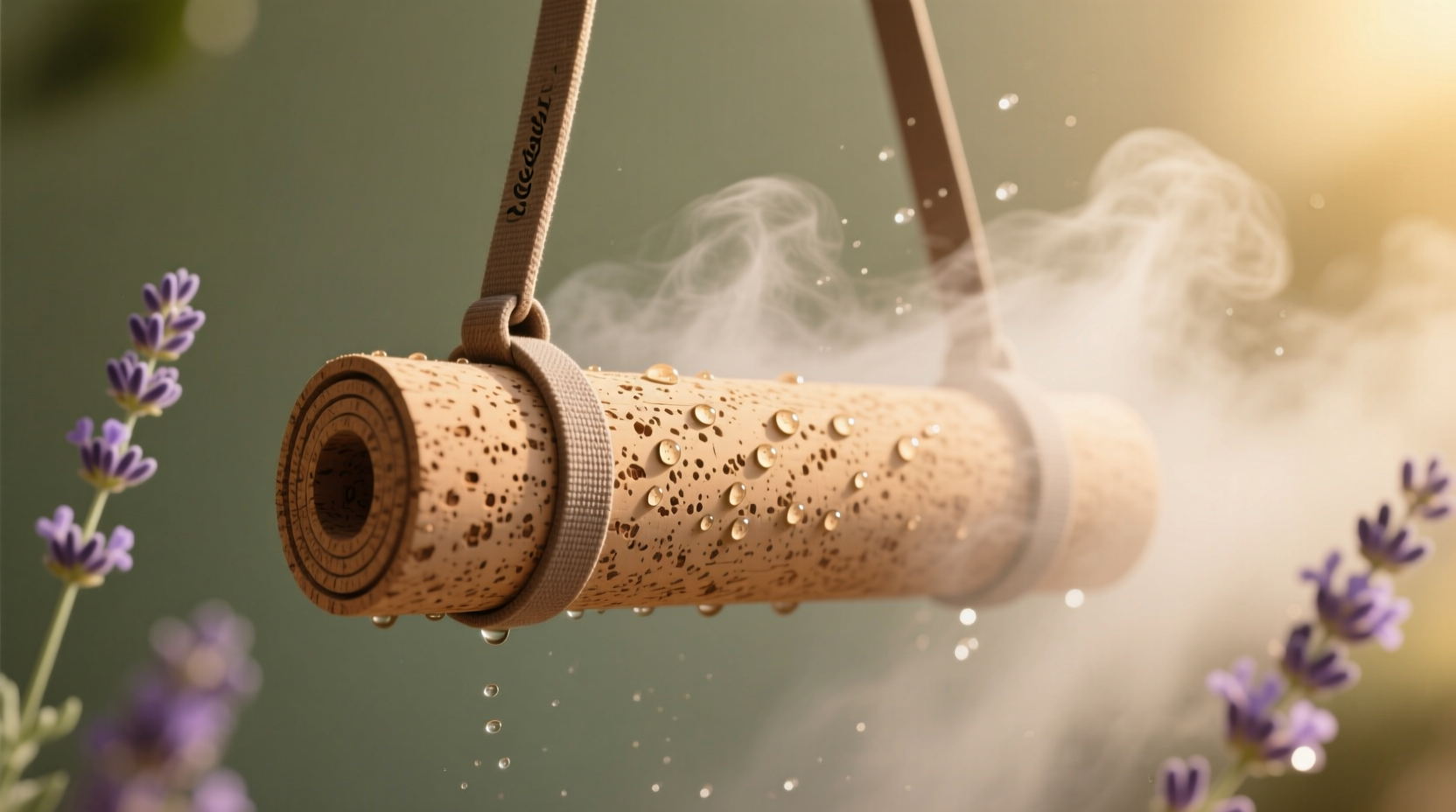 cork yoga mat straps lavender hydrosol
