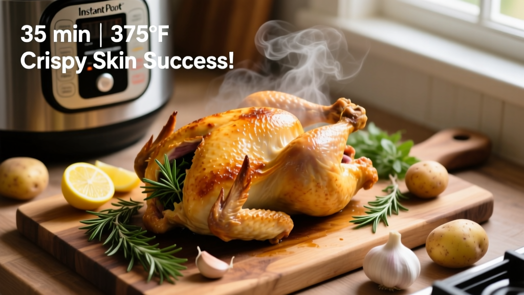 Instant Pot Air Fryer Whole Chicken Time Settings