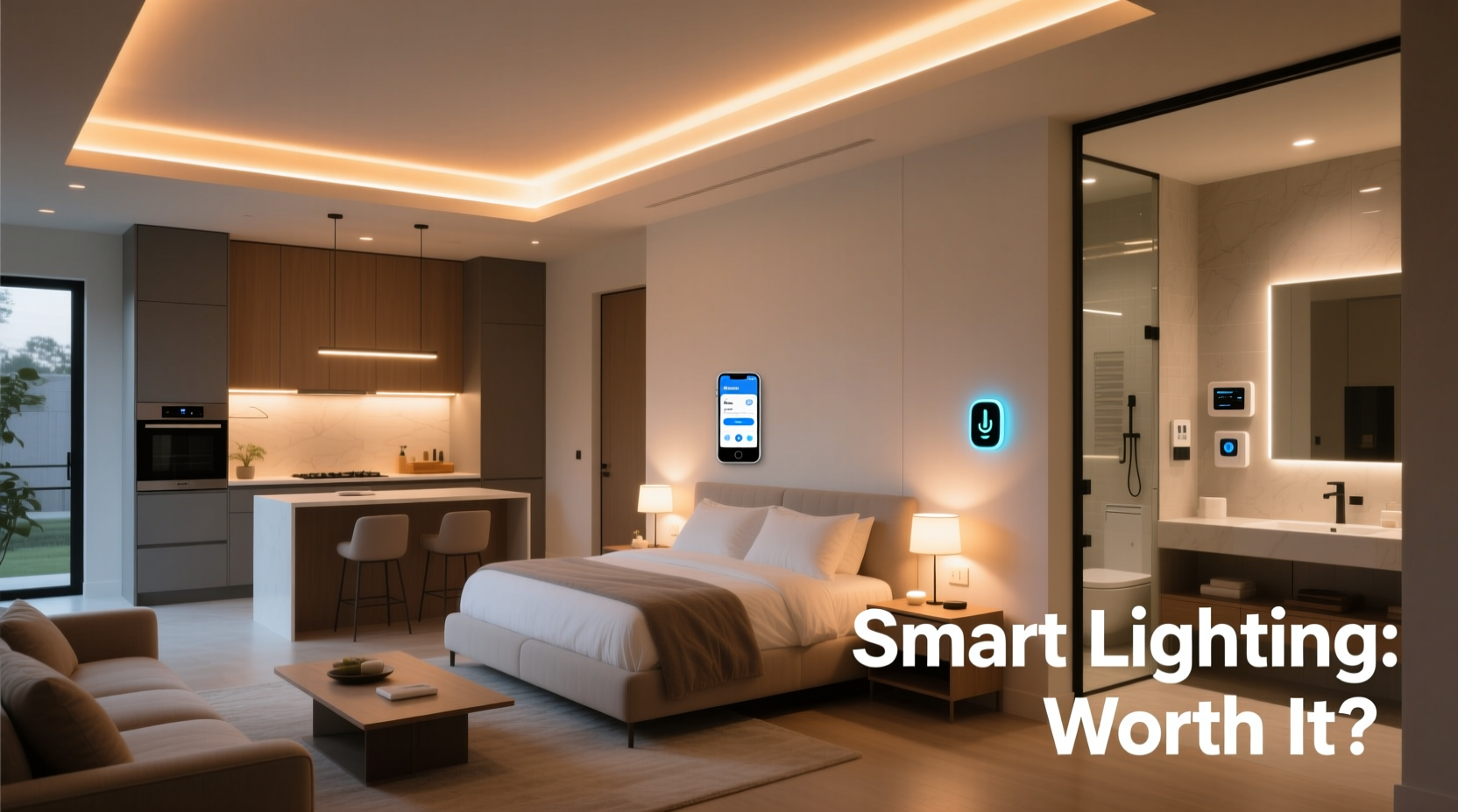 is smart lighting worth installing in every room or just key areas
