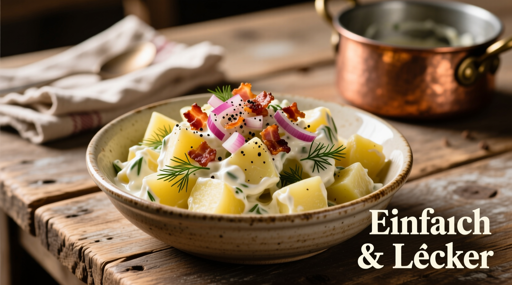 Authentic Easy German Potato Salad Recipe in 30 Minutes