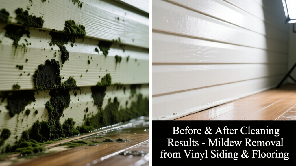 How to Remove Mildew from Vinyl Siding and Flooring