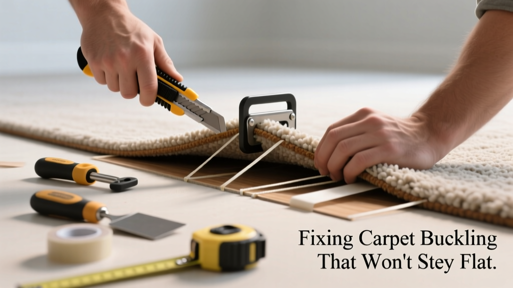 Fixing Carpet Buckling That Won’t Stay Flat