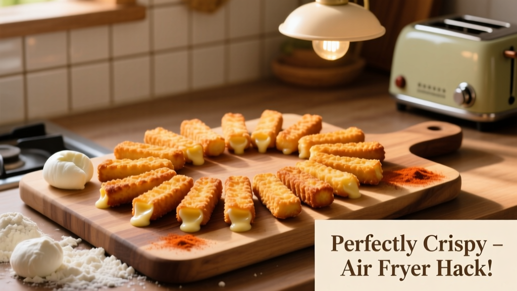 How to Air Fry Frozen Cheese Sticks Perfectly