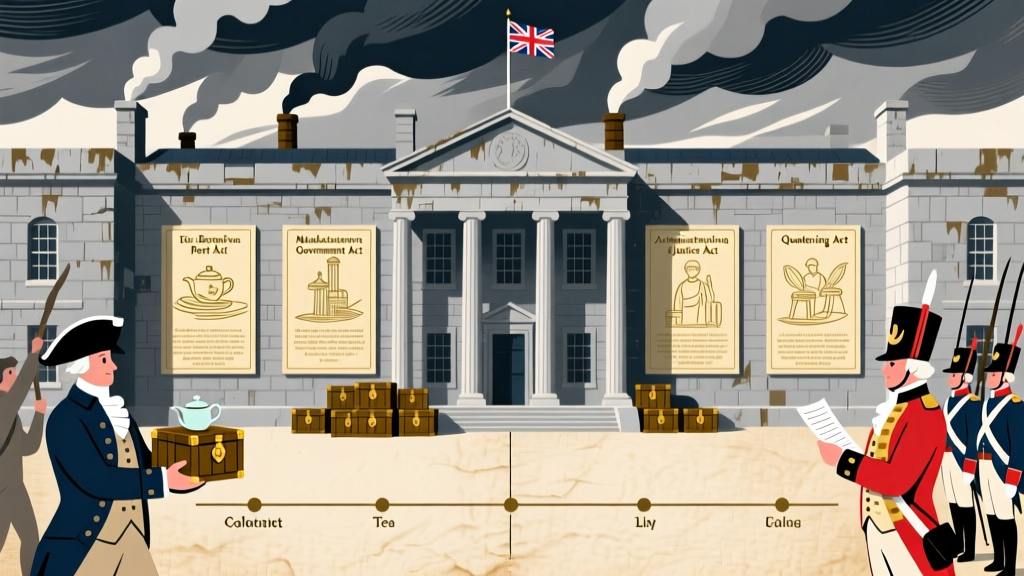 How England Responded to the Boston Tea Party