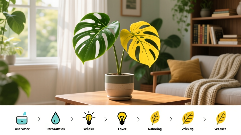 Monstera Yellow Leaves: 8 Causes Ranked by Frequency With Visual Diagnosis Charts