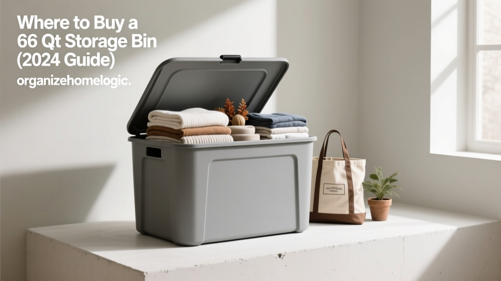 Where to Buy a 66 Qt Storage Bin (2024 Guide)