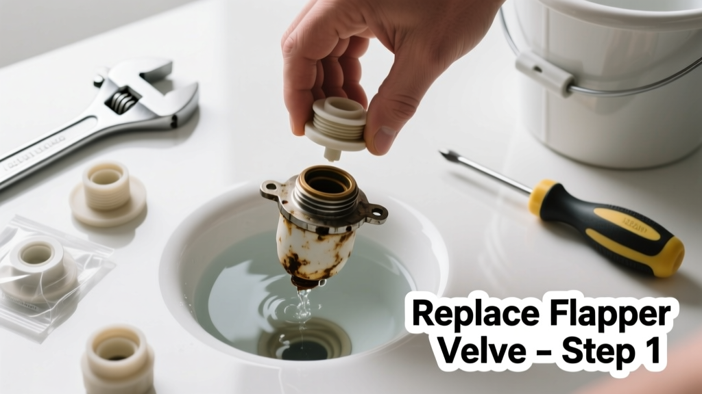 How to Replace a Leaking Toilet Flapper Valve
