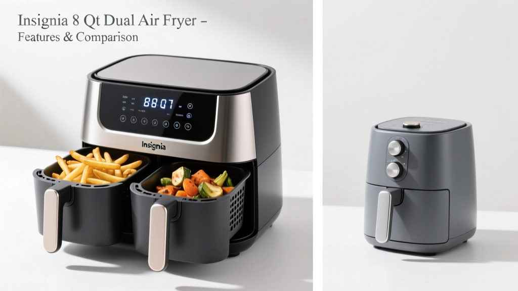 Insignia 8 Qt Dual Air Fryer Review & Features