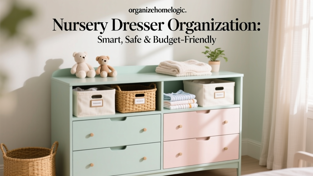 Nursery Dresser Organization: Smart, Safe & Budget-Friendly