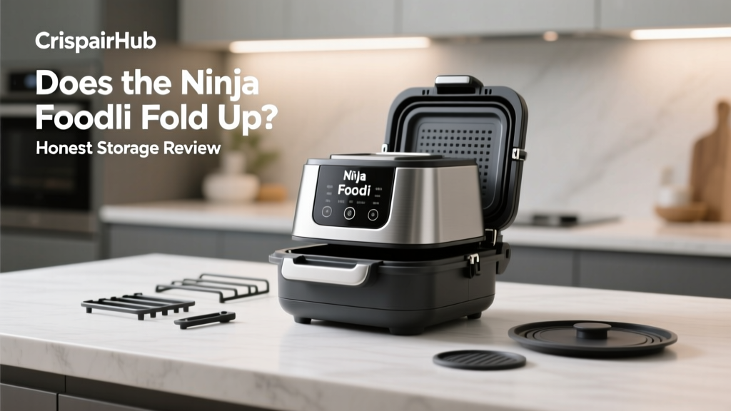 Does the Ninja Foodi Fold? Honest Storage Review