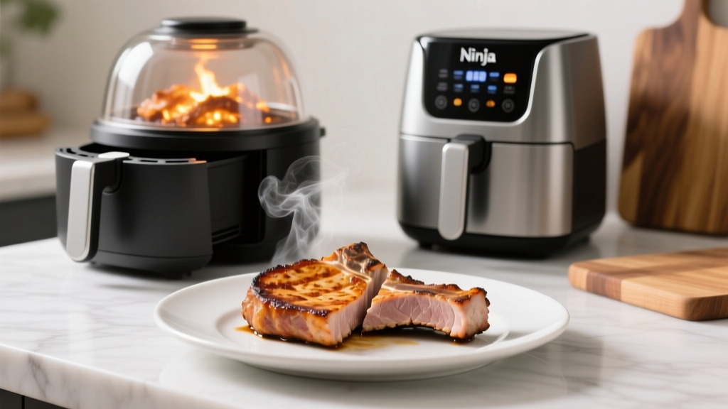 Grill Pork Chops in a Ninja Air Fryer: Crispy, Juicy & Easy