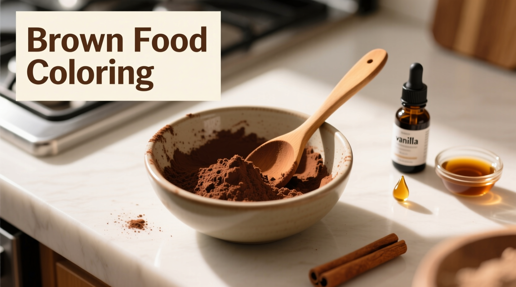 how do you make brown food coloring