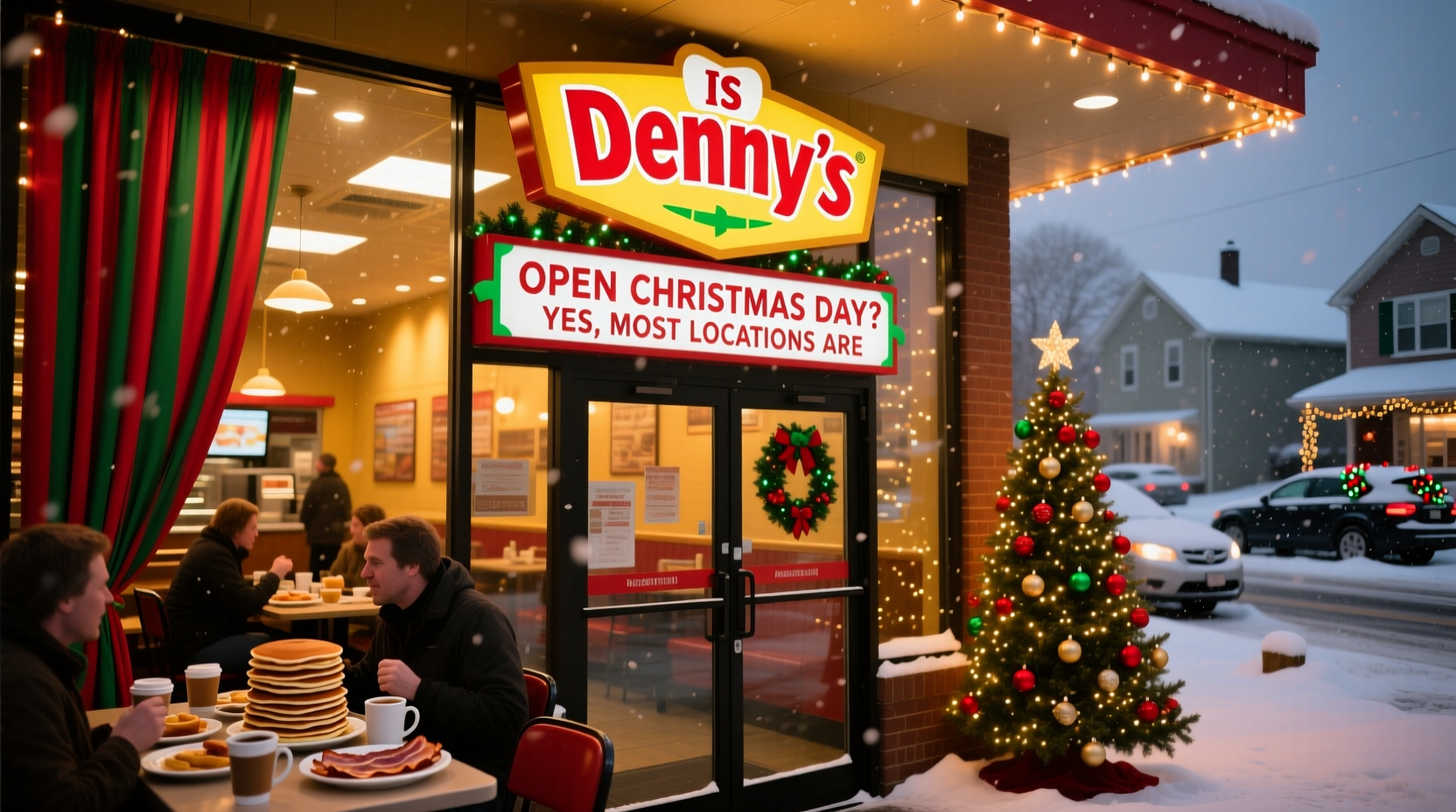 is dennys open christmas day