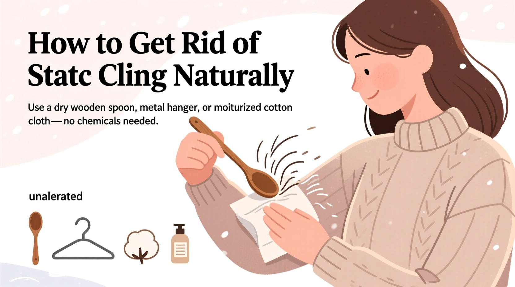 how to get rid of static cling in clothes during winter months naturally