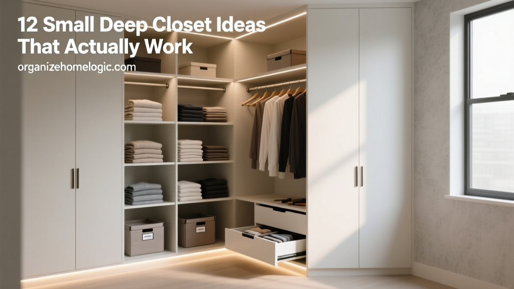 12 Small Deep Closet Ideas That Actually Work