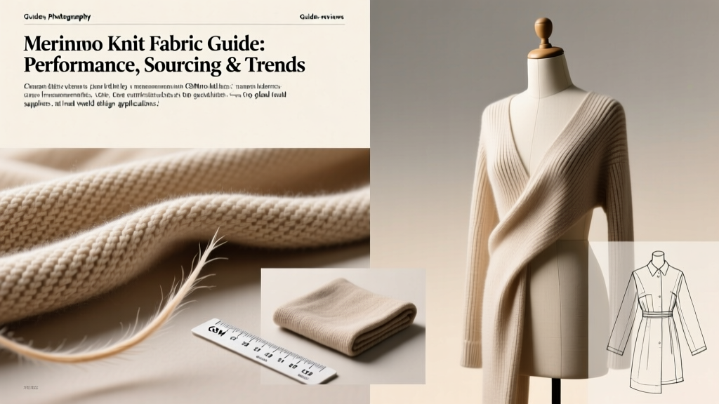 Merino Knit Fabric Guide: Performance, Sourcing & Trends