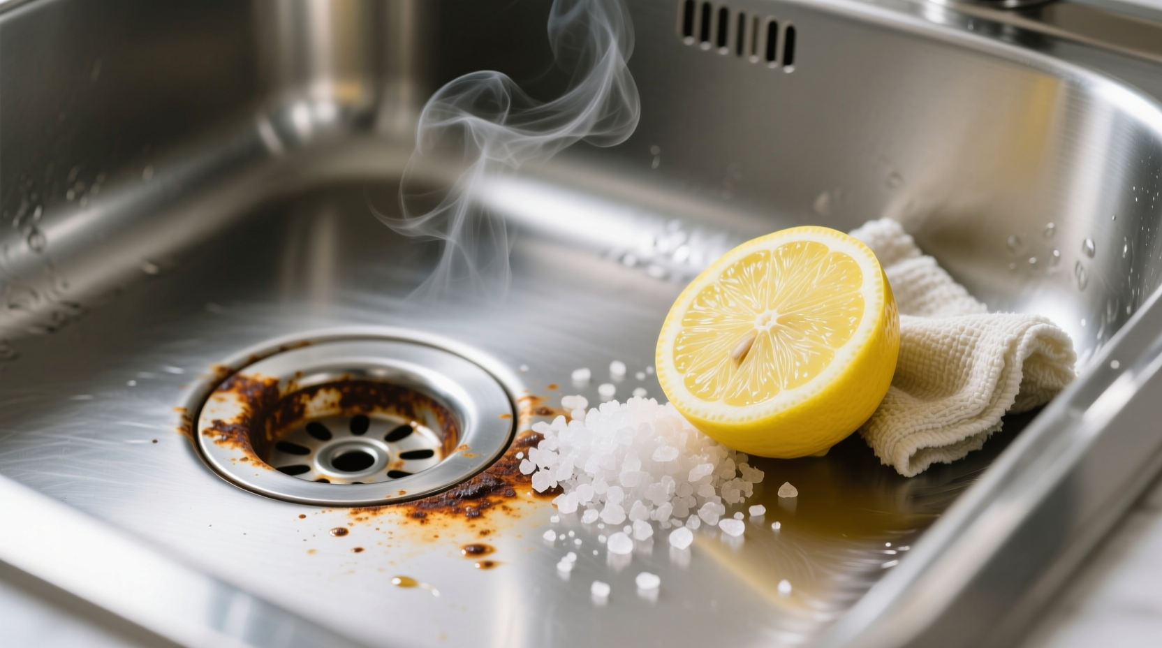 eco friendly rust removal for stainless steel sinks