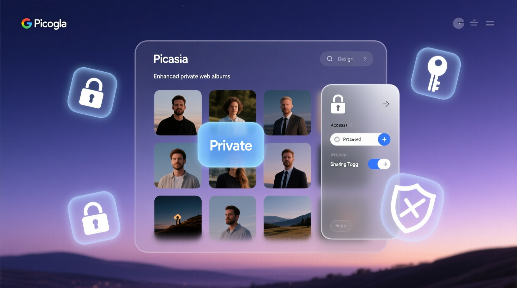 picasa adds private features to web albums