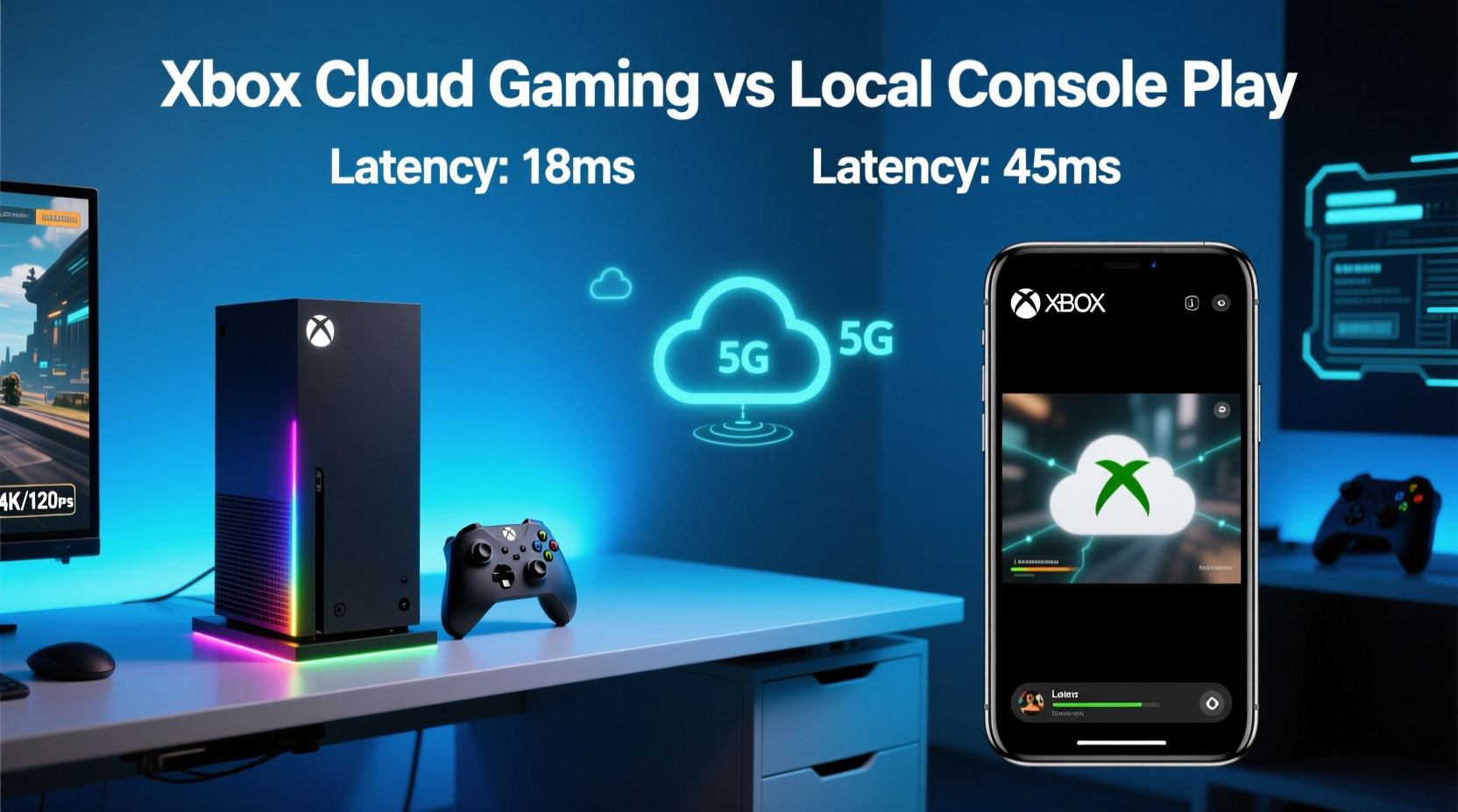 xbox cloud gaming vs local console play can streaming match performance