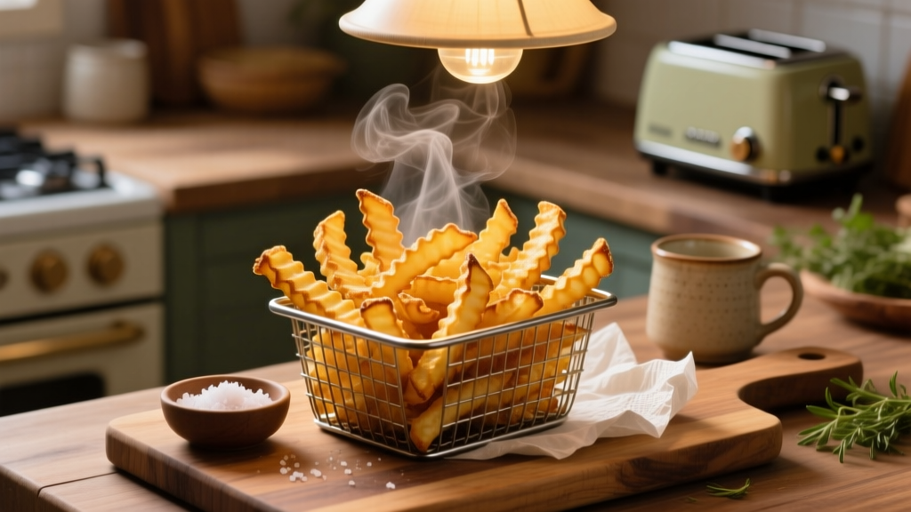 Perfect Frozen Crinkle Fries in Air Fryer (Every Time)