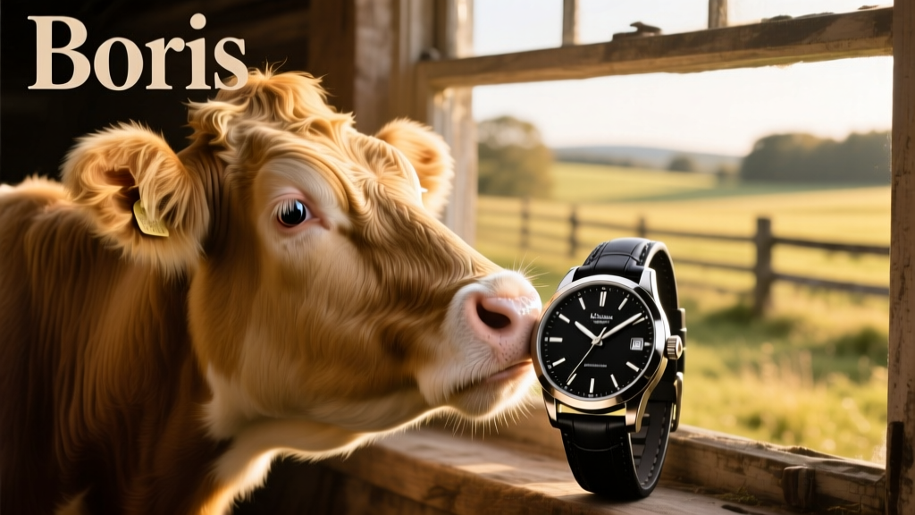 Watch Boris the Charming Cow-kissing Golden and Feel Some Warmth in Your Heart