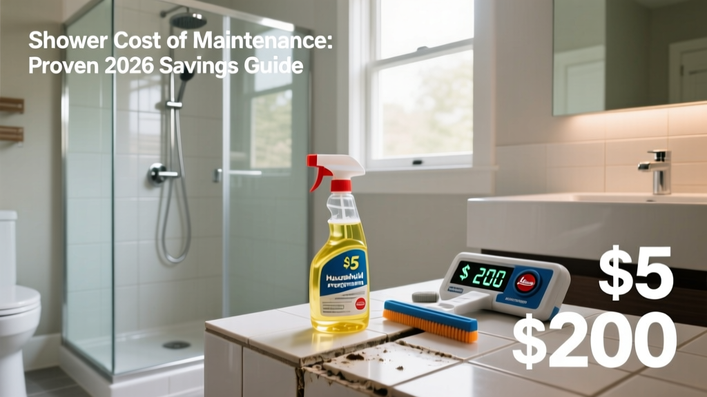 Shower Cost of Maintenance: Proven 2026 Savings Guide
