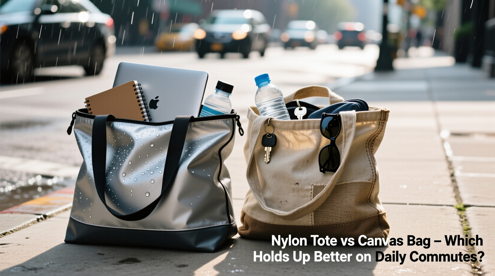nylon tote vs canvas bag which one holds up better on daily commutes
