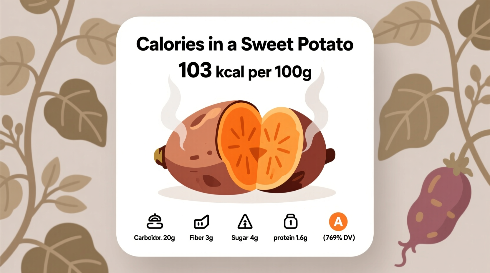 Sweet Potato Calories: Exact Count by Size and Preparation