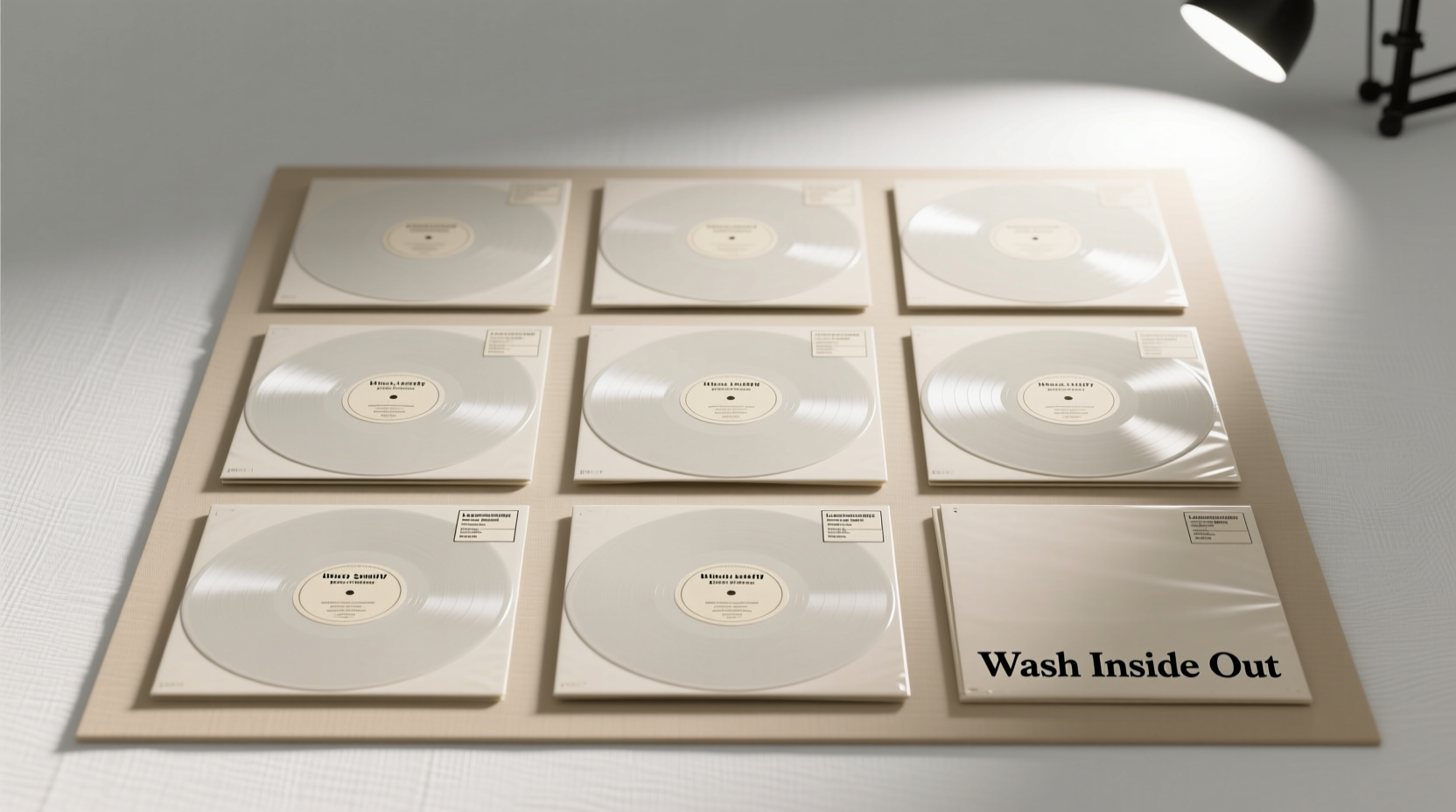how to clean a vinyl record sleeve without smudging